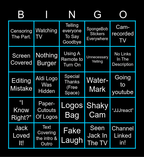 ABC’s World Bingo Card