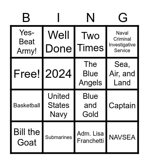 Trivia Bingo Card