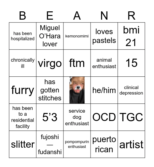 lukky bingo 🐾 Bingo Card