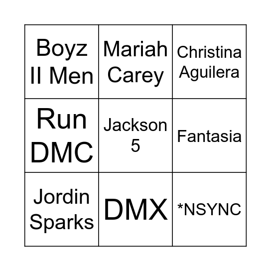 Christmas Bingo Card