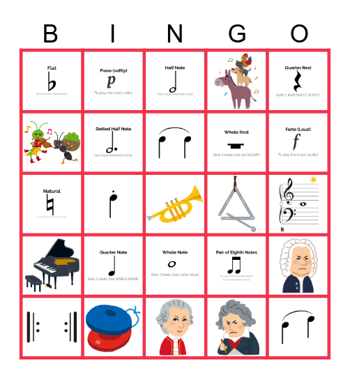 クリスマス会ビンゴ Bingo Card