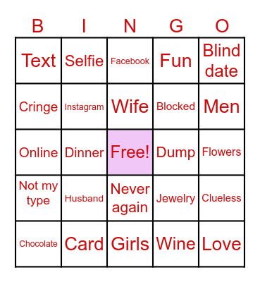 Galentine’s BINGO Card