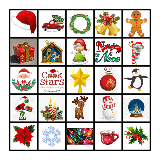 Christmas Bingo Card