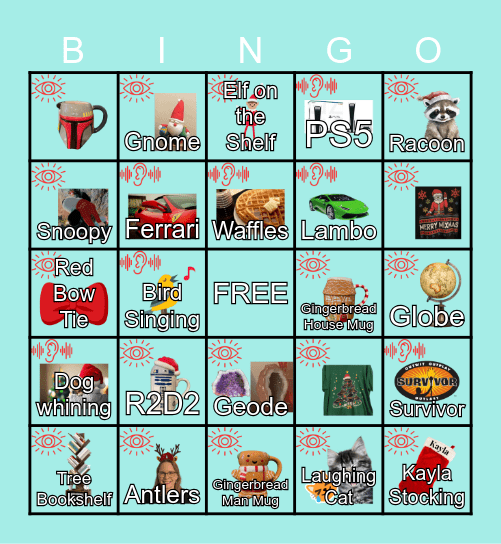 2024 Winter Live Stream Bingo Card