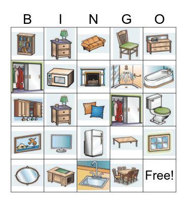 BINGO: At Home Bingo Card
