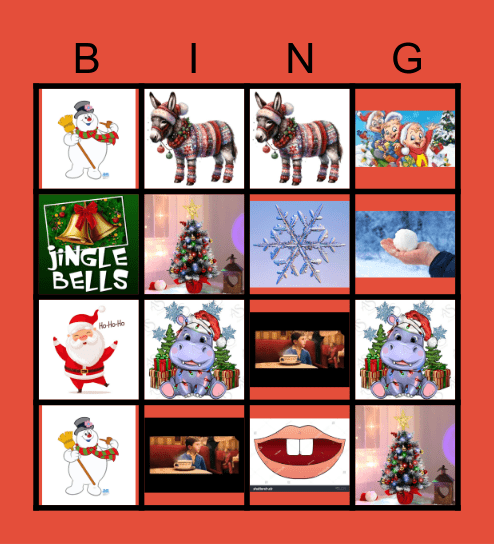 Holiday Bingo Card
