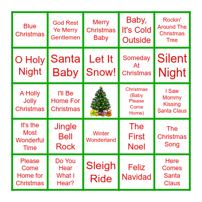 Christmas Bingo Card