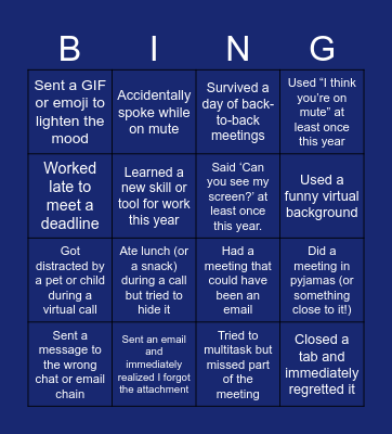 DG&DM Bingo! Bingo Card