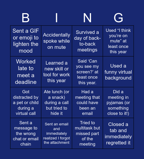 DG&DM Bingo! Bingo Card