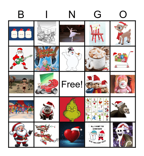 Christmas Bingo Card