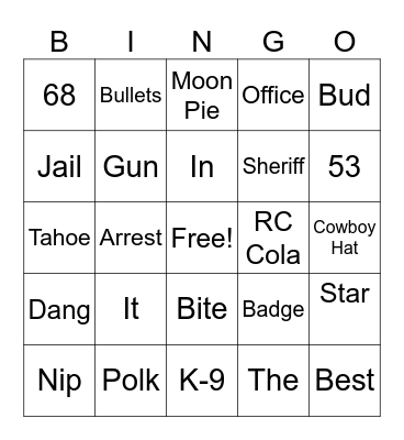 Gradyisms Bingo Card