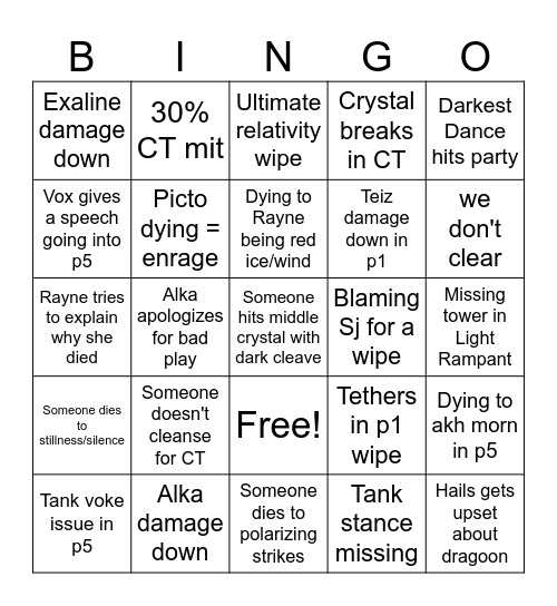 lIlIIlIIIIllllIIIllllllllll Bingo Card