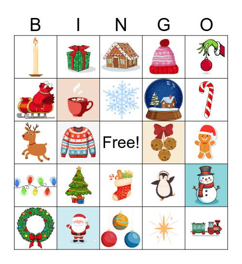 Christmas Bingo Card