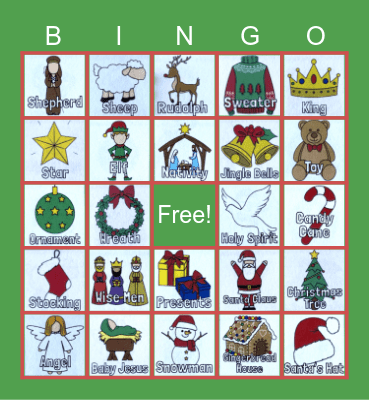 Christmas Bingo Card