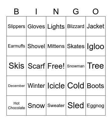 Roots Bingo Card