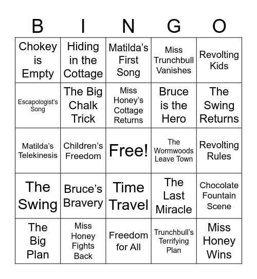 Bingo #4 Bingo Card