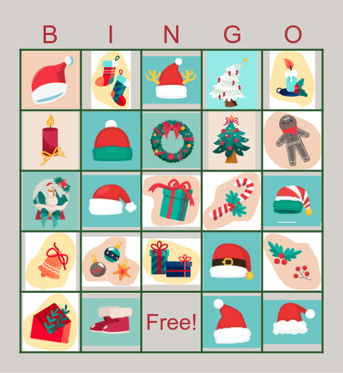 Christmas Bingo! Bingo Card