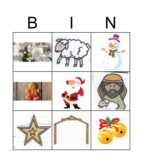 Christmas Bingo Card