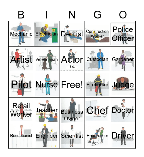 Job Bingo Card