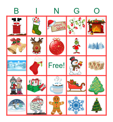 Winter Bingo Card