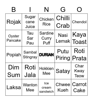 LIVely Trip Bingo Card