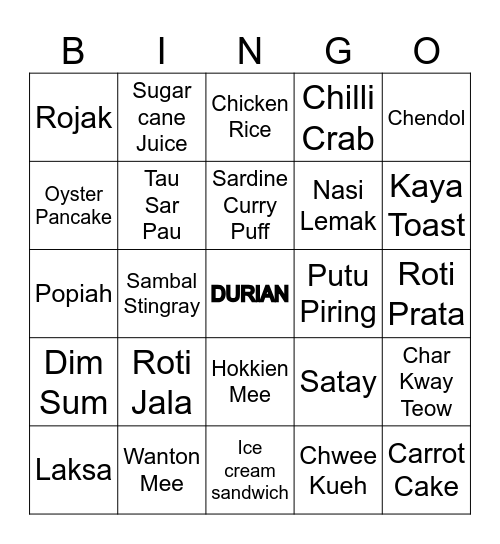 LIVely Trip Bingo Card