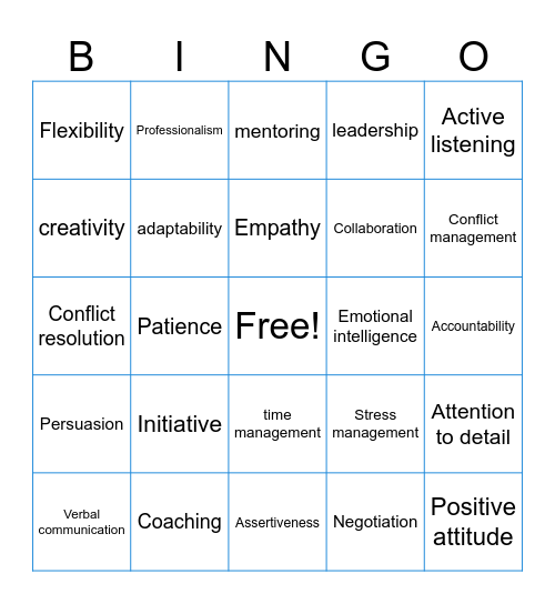 SOFT CALL BINGO! Bingo Card