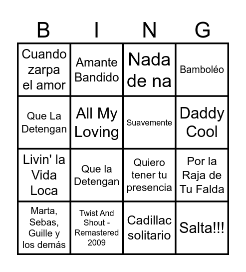 Bingo B7 Bingo Card