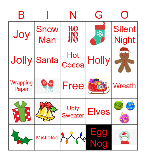 DLP Holiday Bingo Card