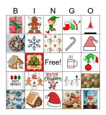 Holiday Party 2024 Bingo Card