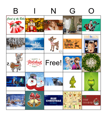 Wintertime Bingo Card