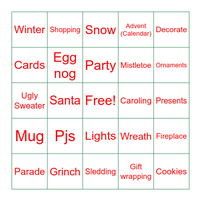 HR Ops Holiday Bingo Card