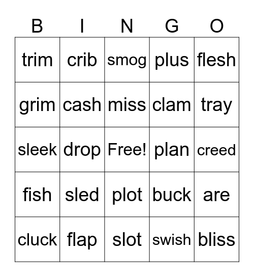 Level 18 Bingo Card