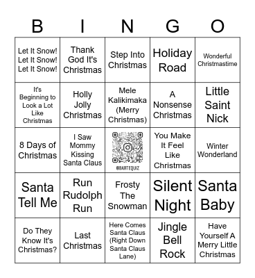 JULEBINGO Card