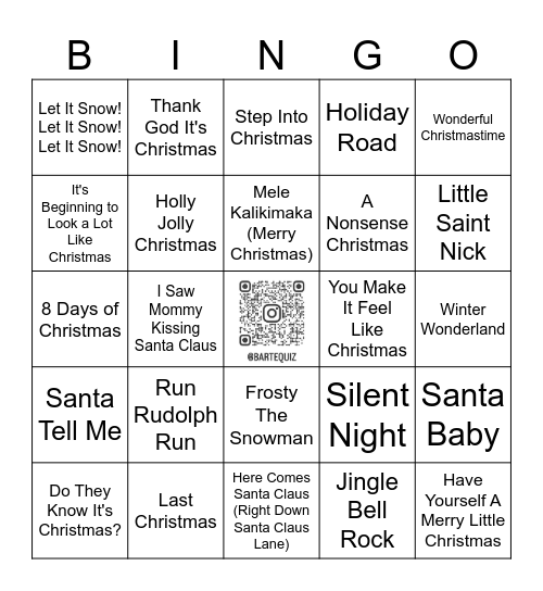 JULEBINGO Card