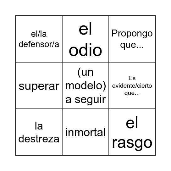 EC 4 U3 ASD 1-2 Bingo Card