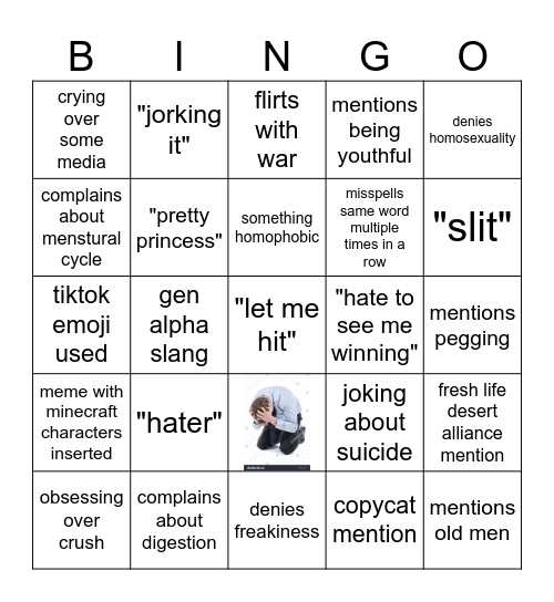 Confetti Bingo Card