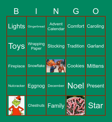 Christmas Bingo Card
