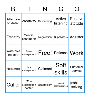 SOFT CALL BINGO! Bingo Card