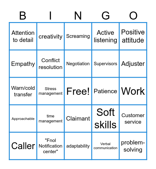 SOFT CALL BINGO! Bingo Card