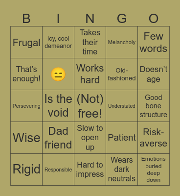 🪐Saturn Bingo Card