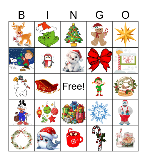 Christmas Bingo Card