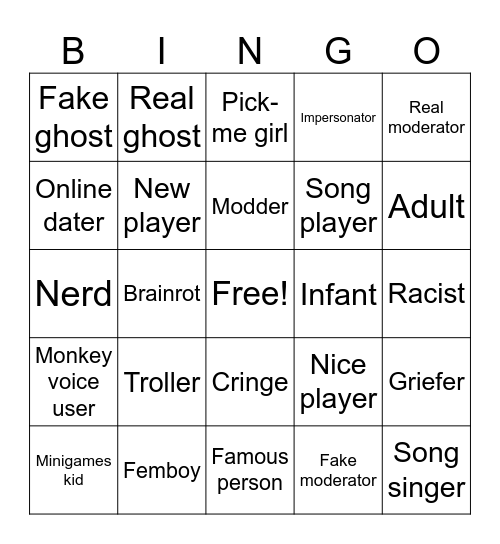 Gtag bingo Card