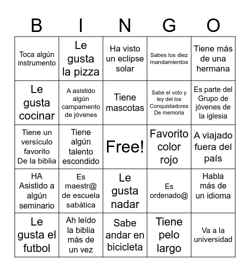 You know me now Bingo Card