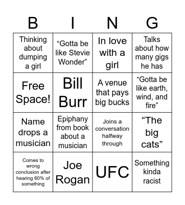 Fez Bingo Card