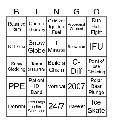 2024 End of Year Re-Cap Bingo Card