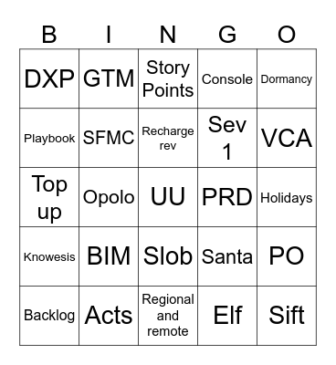 Prepaid Bingo Card