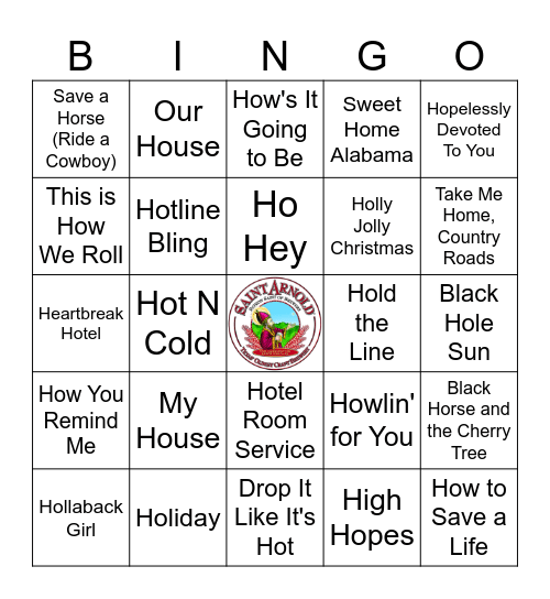 Find the HO HO HO Bingo Card