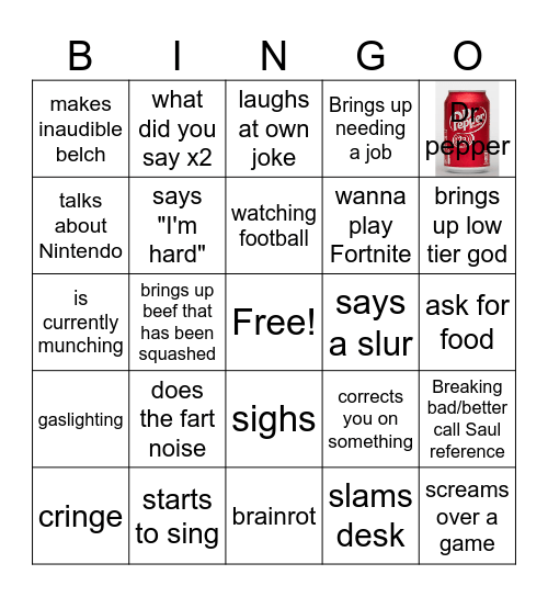 Donnyboy bingo Card