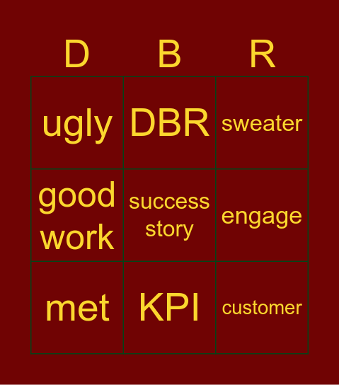 Abcs Peak Bingo Card